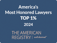 America's Most Honored Lawyers - Top 1%, 2024